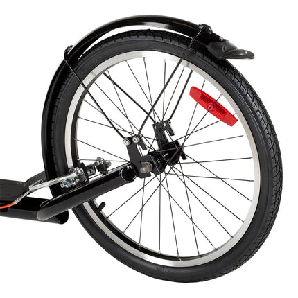 Koloběžka s nafukovacími koly 26/20"", černá