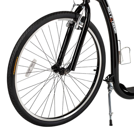 Koloběžka s nafukovacími koly 26/20"", černá