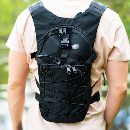 Black Backpack, Durable, Spacious, Travel-Friendly