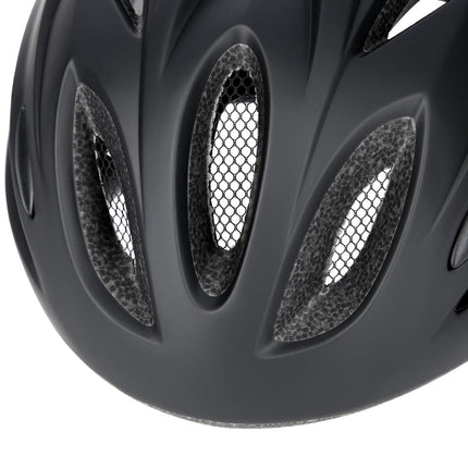 Black Cycling Helmet, Size L (55-61cm)