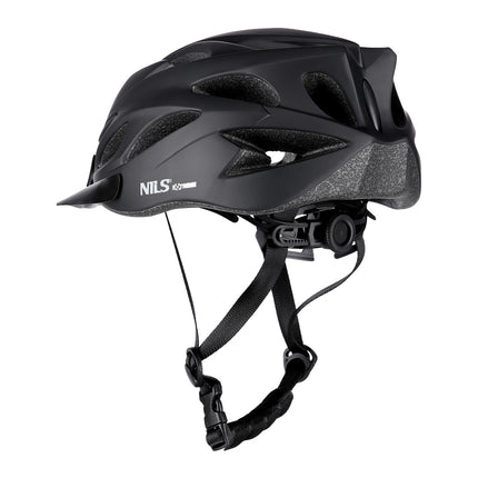 Black Cycling Helmet, Size L (55-61cm)