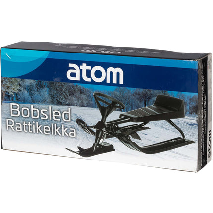 Dětské boby, odolný HDPE plast, samonavíjecí šňůra, černá