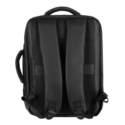 Černý batoh na notebook, USB-C port, objem 15L