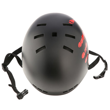 Schwarzer mittlerer Helm, Größe 52-59 cm