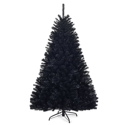 Černý PVC halloweenský vánoční stromek, 180 cm, skládací