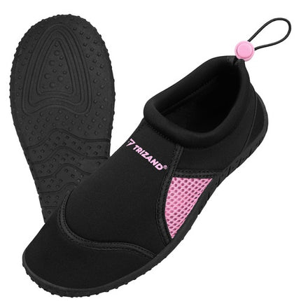Black & Pink Water Shoes, Size 39, Non-Slip, 5mm Sole