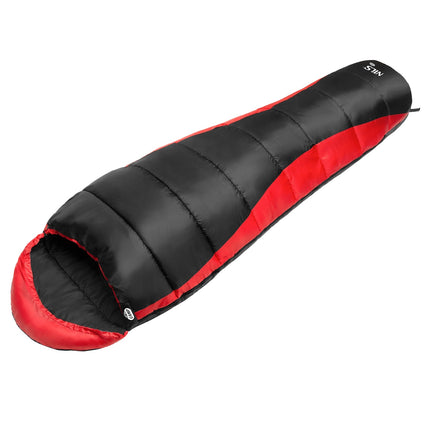 Spací pytel černo-červený, lehký, kompaktní