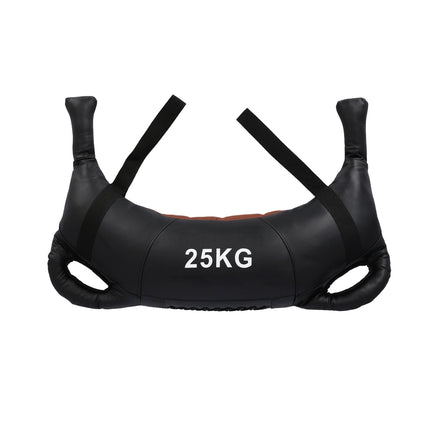 Černý tréninkový vak, 25 kg, vybavení pro vzpírání