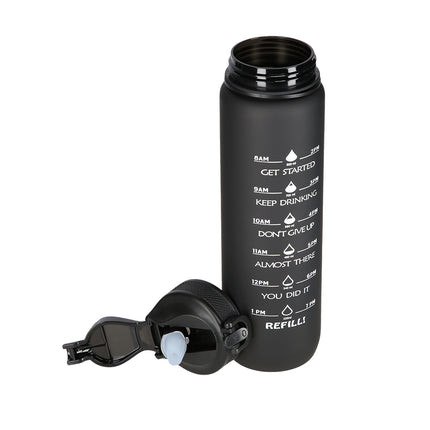Černá láhev na vodu z Tritanu – odolná, bez BPA, 750ml