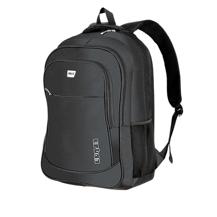 Schwarzer urbaner Rucksack, strapazierfähig, geräumig, Unisex