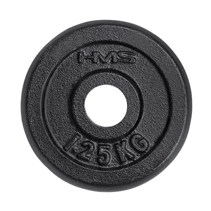 Černý kotouč 1.25 kg – odolné fitness vybavení