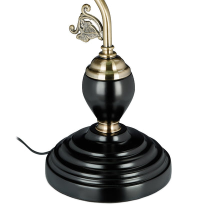 Zwarte bankierslamp