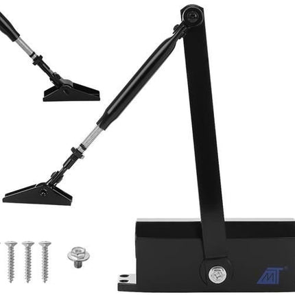 Černý zavírač dveří 40-60 kg