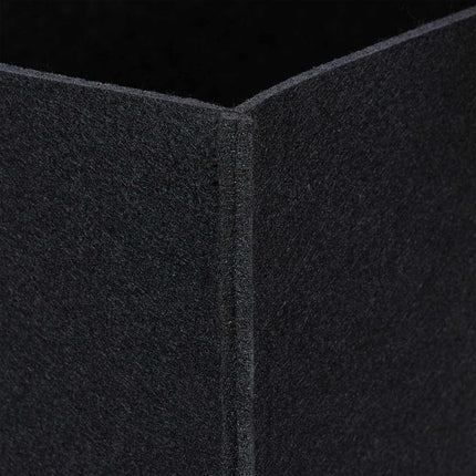 Černá plstěná taška na dřevo s motivem