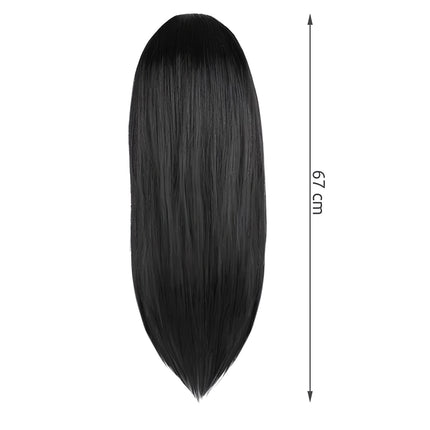 Black long wig for women P14833