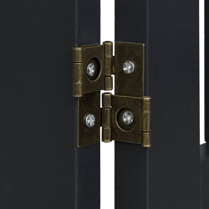 Schwarzes Sicherheitstor 70 cm