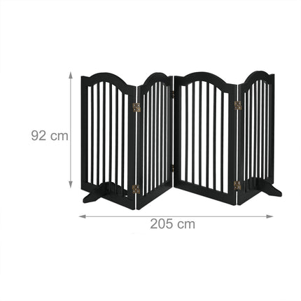 Černá bezpečnostní zábrana 92 cm