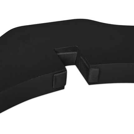 Černá bezpečnostní zábrana s dvířky 70 cm