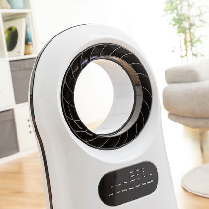 Bezlopatkový odpařovací ochlazovač vzduchu s LED Evareer InnovaGoods