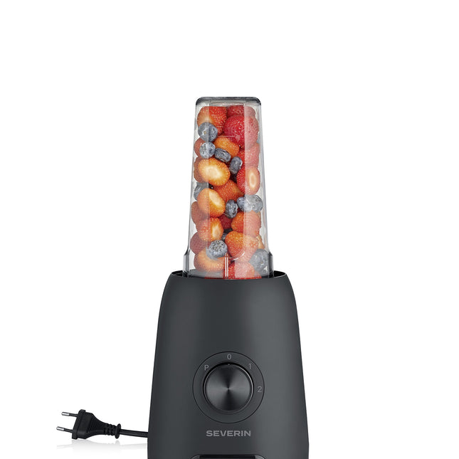 Mixér se skleněnou nádobou 1.5L, 600W, smoothie lahev, sekáček