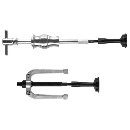 Blind Hole Bearing Puller Kit – 16-Piece Slide Hammer, 10 Collets