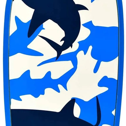 Blaues Bodyboard 83x47x5,5 cm mit Sicherheitsleine