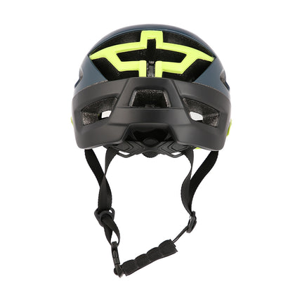 Cyklistická helma modro-zelená, velikost L (55-61cm)