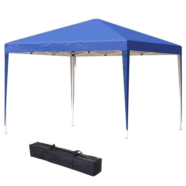 Pop-up altán modrý, 3x3m, voděodolný a s UV ochranou