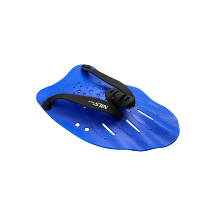 Plavecké packy modré, nastavitelné, ergonomický tvar