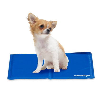 Blaue Kühlmatte für Hunde