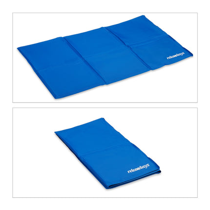 Blaue Kühlmatte für Hunde