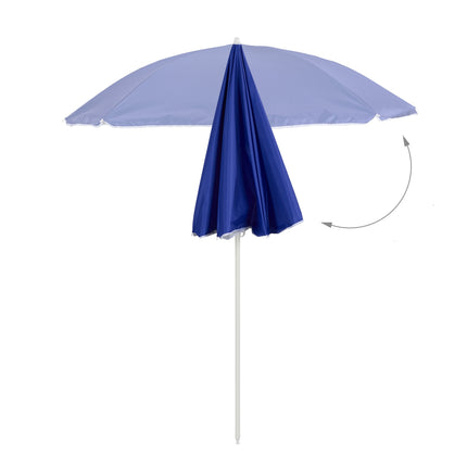 Slunečník modrý 160 cm