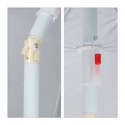 Slunečník modrý 160 cm