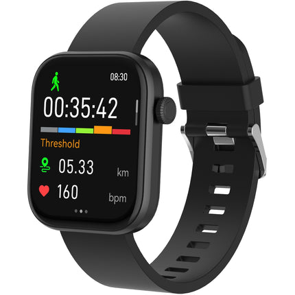Chytré hodinky Bluetooth AMOLED černé