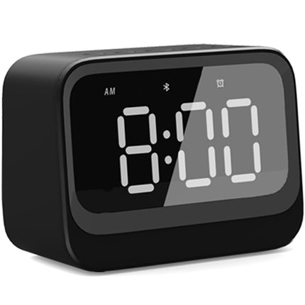 Bluetooth Alarm Clock with Speaker, Dual Alarms, Black