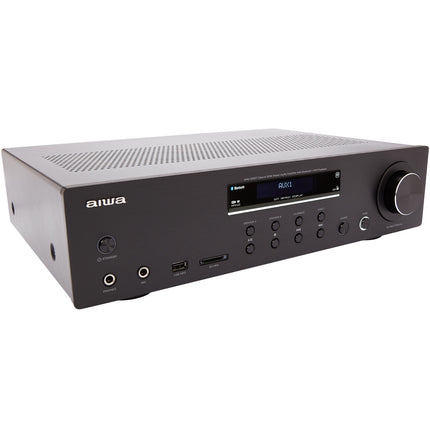 Bluetooth zesilovač, 2x60W RMS, černý