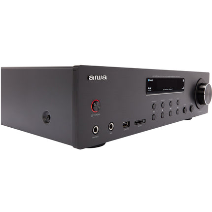 Bluetooth zesilovač, 2x60W RMS, černý
