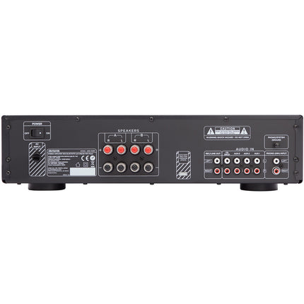 Bluetooth zesilovač, 2x60W RMS, černý