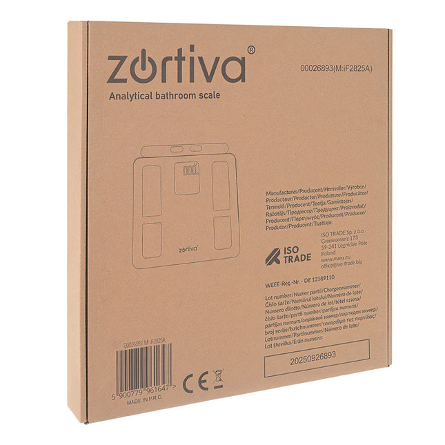 Bluetooth Analytical Bathroom Scale with BMI and Fat Measurement