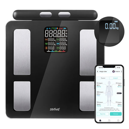 Bluetooth osobní váha s analýzou BMI a měřením tuku