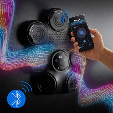Bluetooth boxovací trenažér s hudbou a rukavicemi – 9 programů
