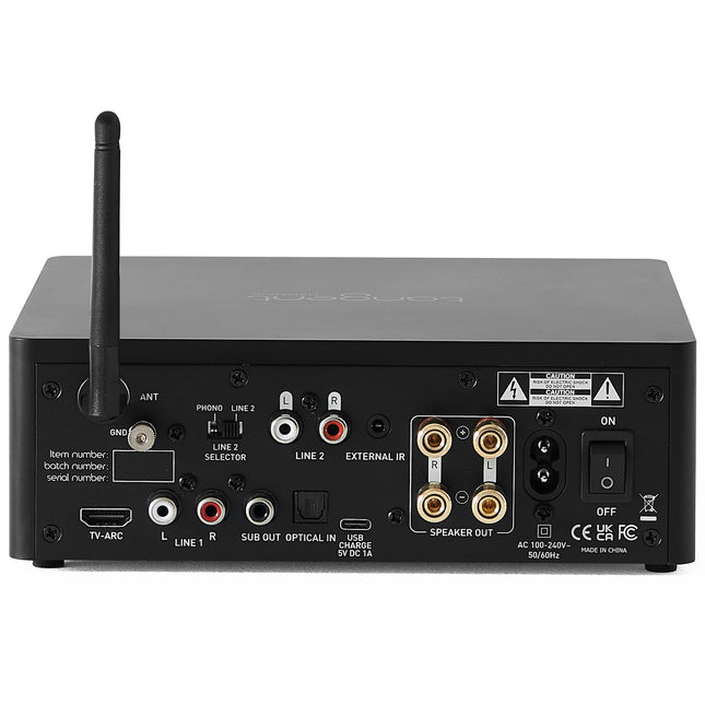 Bluetooth phono zesilovač s HDMI – černý