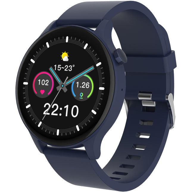 Chytré hodinky Bluetooth modré