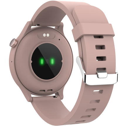 Chytré hodinky Bluetooth růžové/béžové