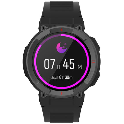 Chytré hodinky Bluetooth s GPS černé