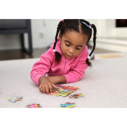 Bluey dřevěné puzzle 20 cm