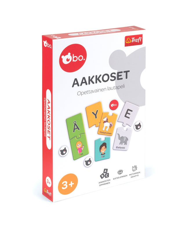 Bo. Educational Board Game "Alphabet" (In Finnish Lang.)