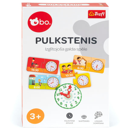 Bo. naučná desková hra "Hodiny" (v lotyštině)