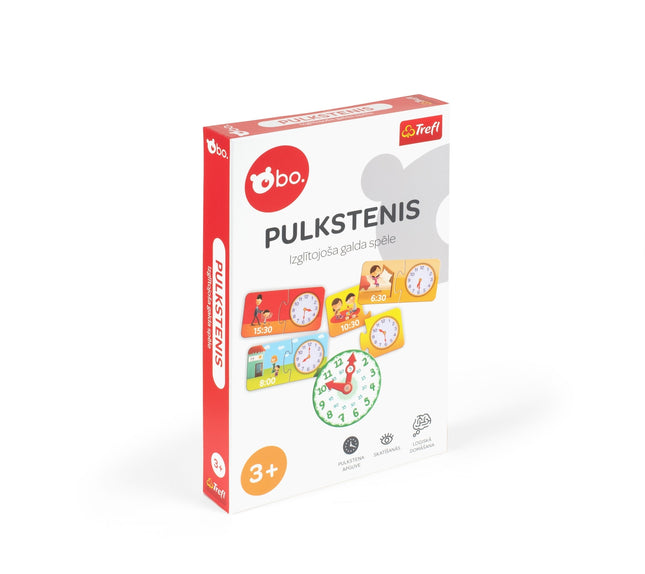 Bo. Educational Board Game "Clock" (In Latvian Lang.)