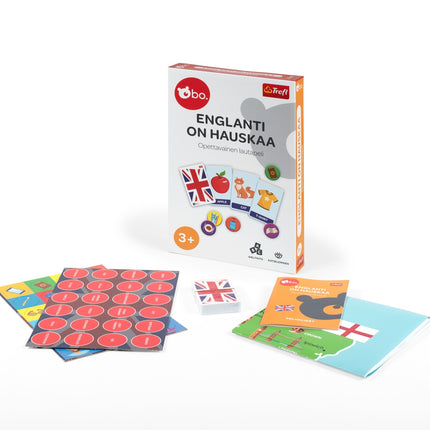 Bo. naučná desková hra "Angličtina je zábava" (ve finštině)